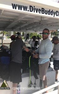 combat-wounded-scuba-day5-coral-nursery-boat