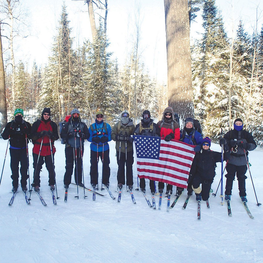 In the News: Combat wounded veterans face arctic challenge on Gunflint Trail