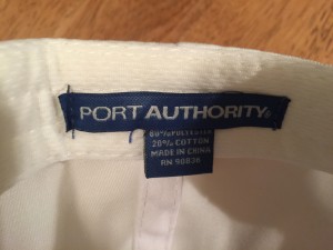 Port Authority Adjustable cap details