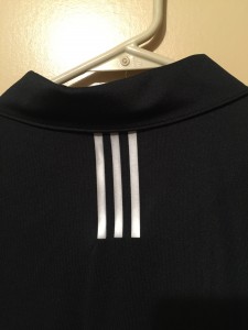 Adidas Essentials 3-Stripe Polo Back Detail