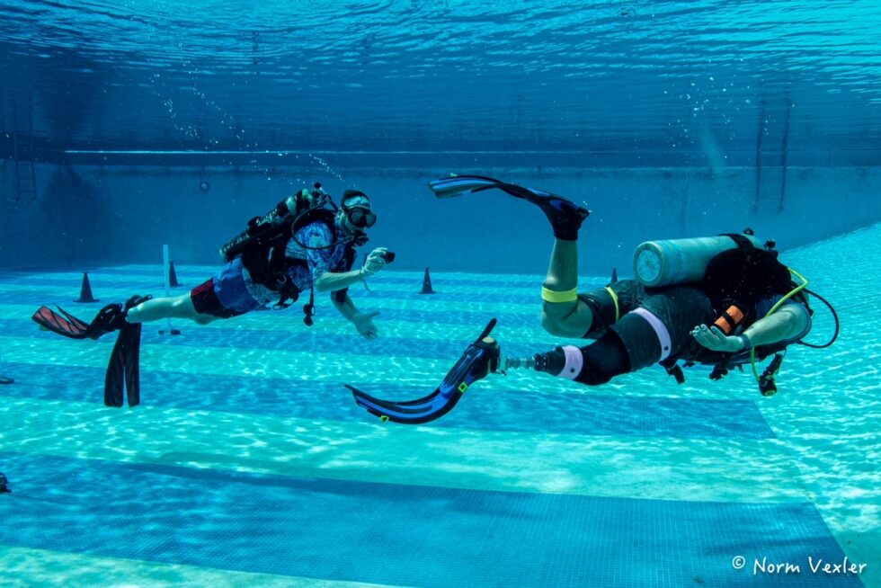 underwater prosthetic research