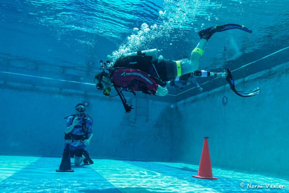 underwater prosthetic research