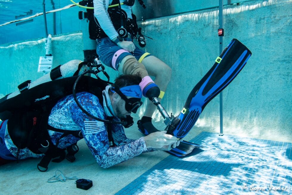 underwater prosthetic research