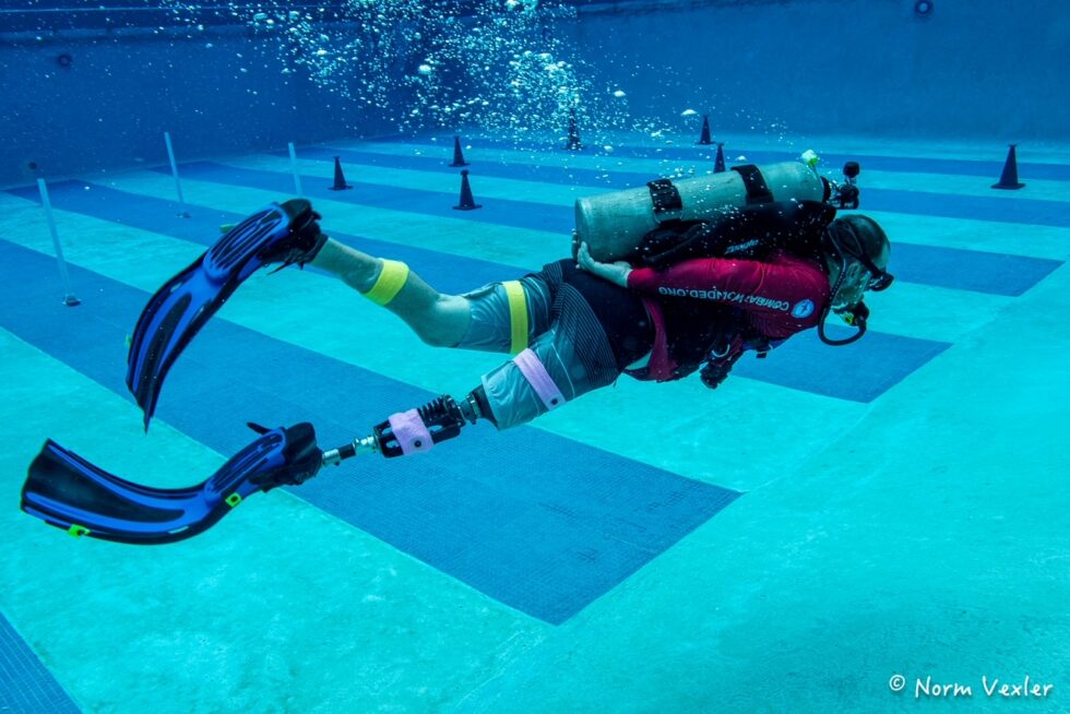underwater prosthetic research